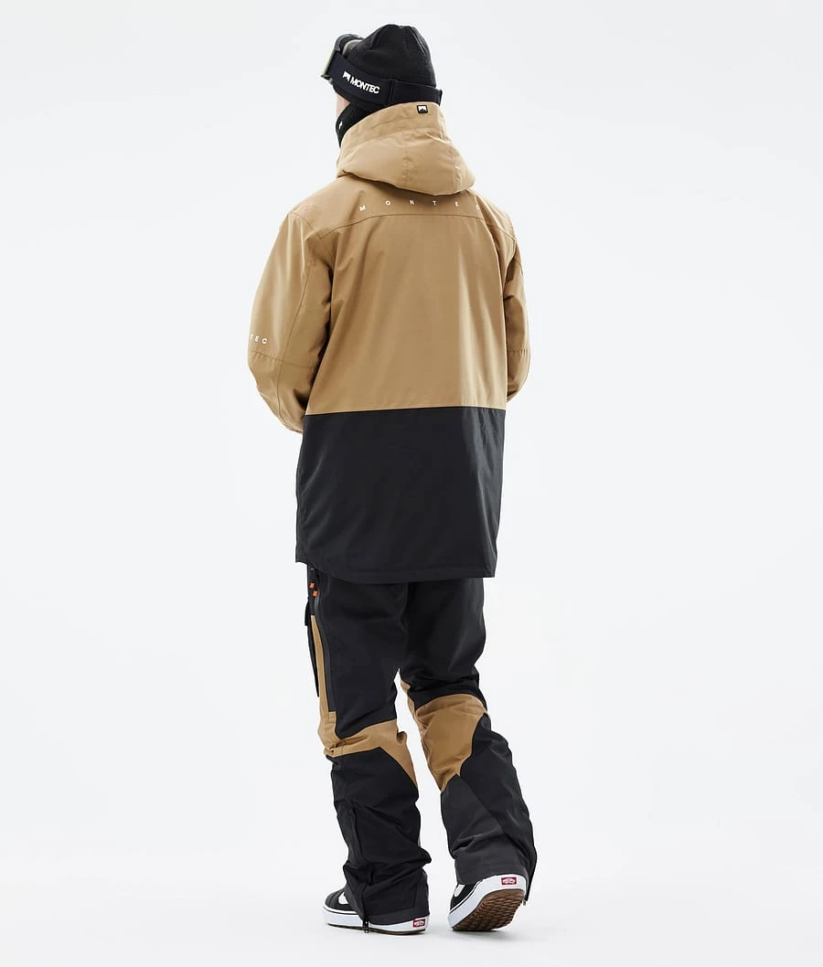 Fawk Snowboard Jacket Men Gold/Black - Image 5