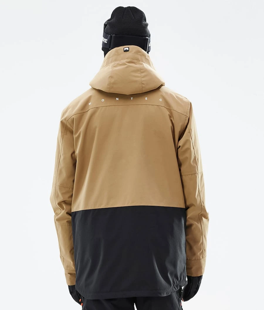 Fawk Snowboard Jacket Men Gold/Black - Image 7