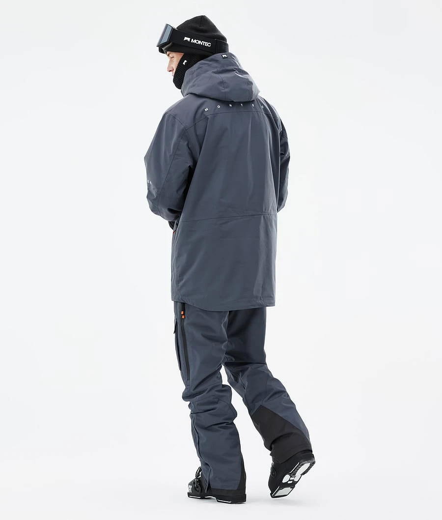 Fawk Ski Jacket Men Metal Blue - Image 6