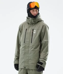 Fawk Ski Jacket Men Greenish