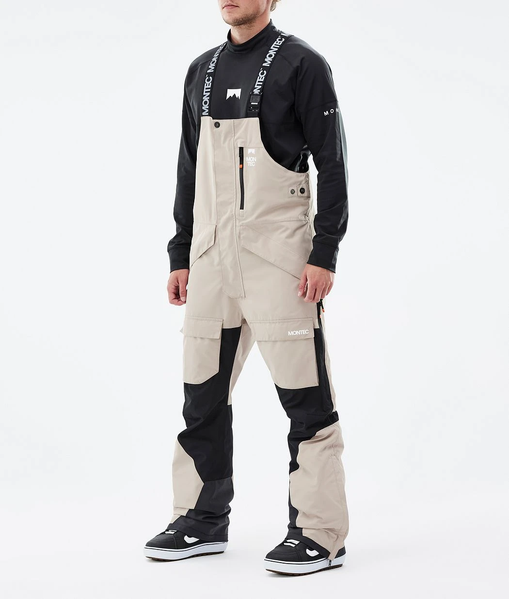 Fawk Snowboard Pants Men Sand/Black - Image 2