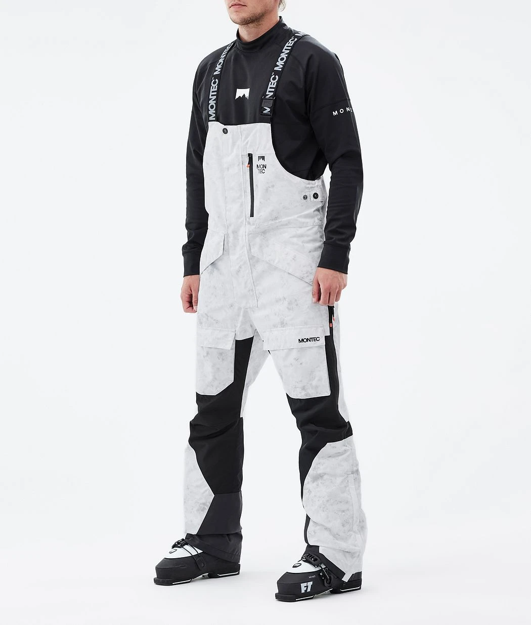Fawk Ski Pants Men White Tiedye - Image 2