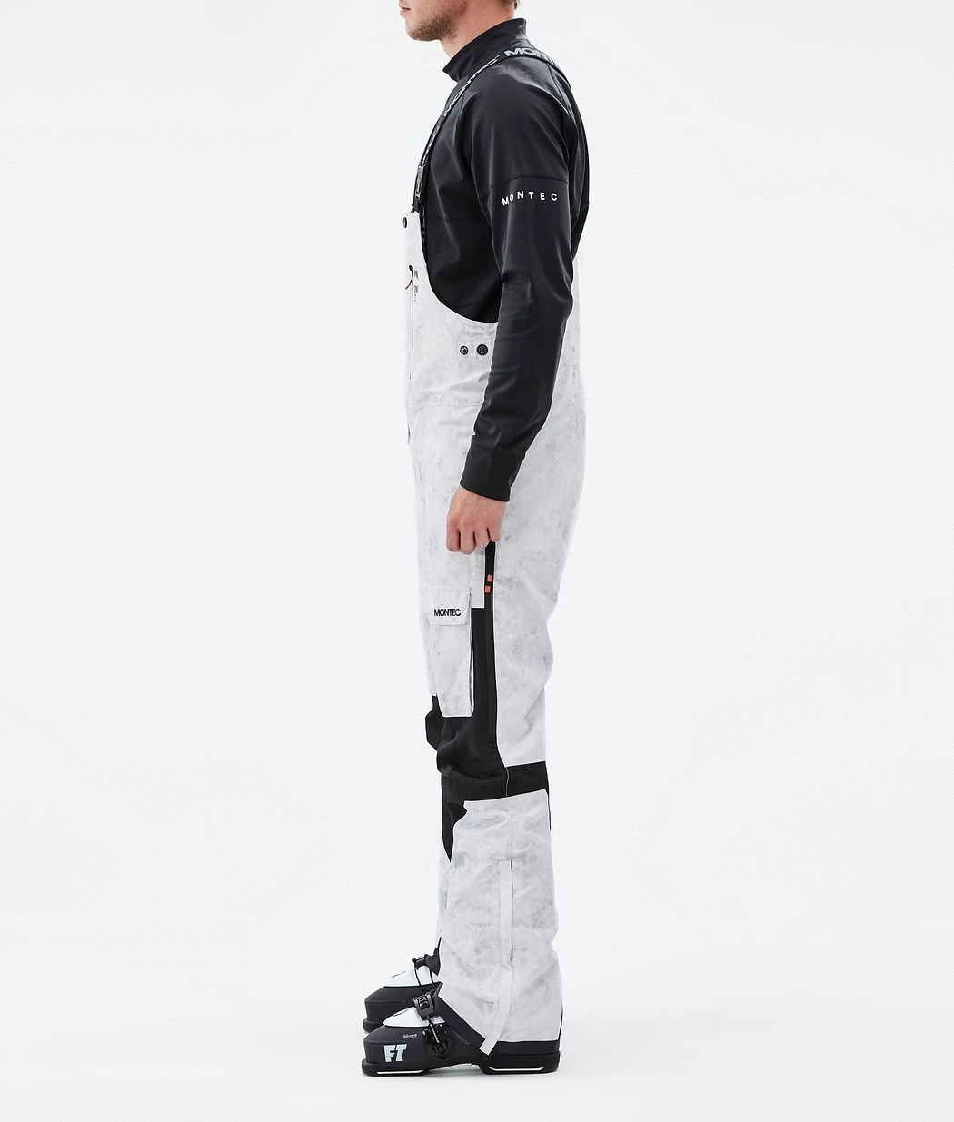 Fawk Ski Pants Men White Tiedye - Image 3