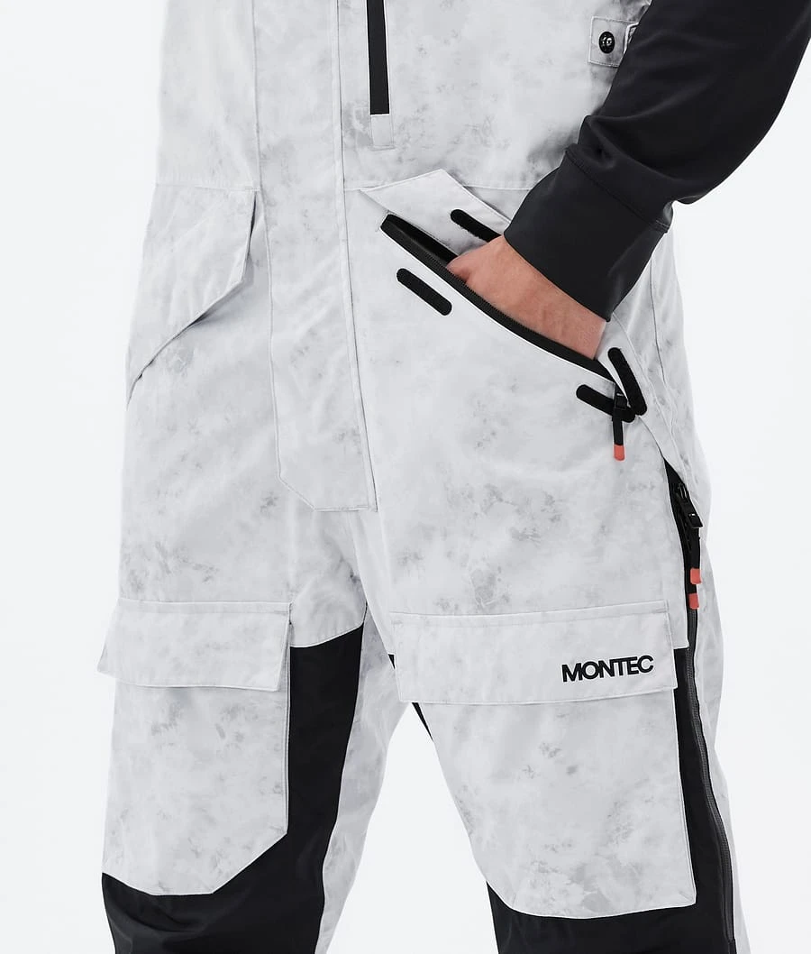 Fawk Ski Pants Men White Tiedye - Image 5