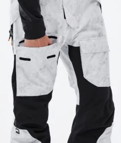 Fawk Snowboard Pants Men White Tiedye