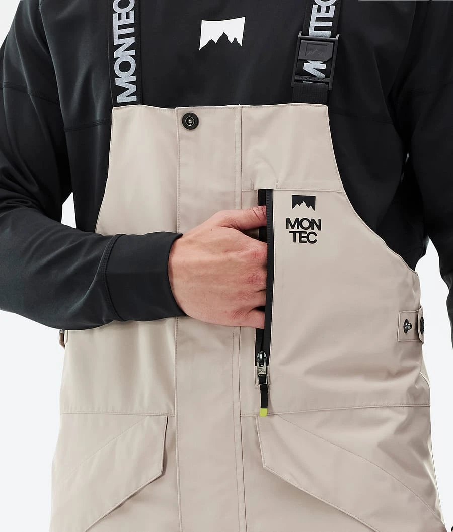 Fawk Snowboard Pants Men Sand/Black/Metal Blue - Image 6