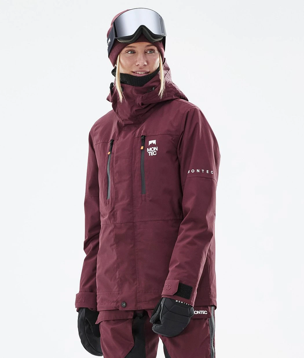Fawk W Snowboard Jacket Women Burgundy - Image 3