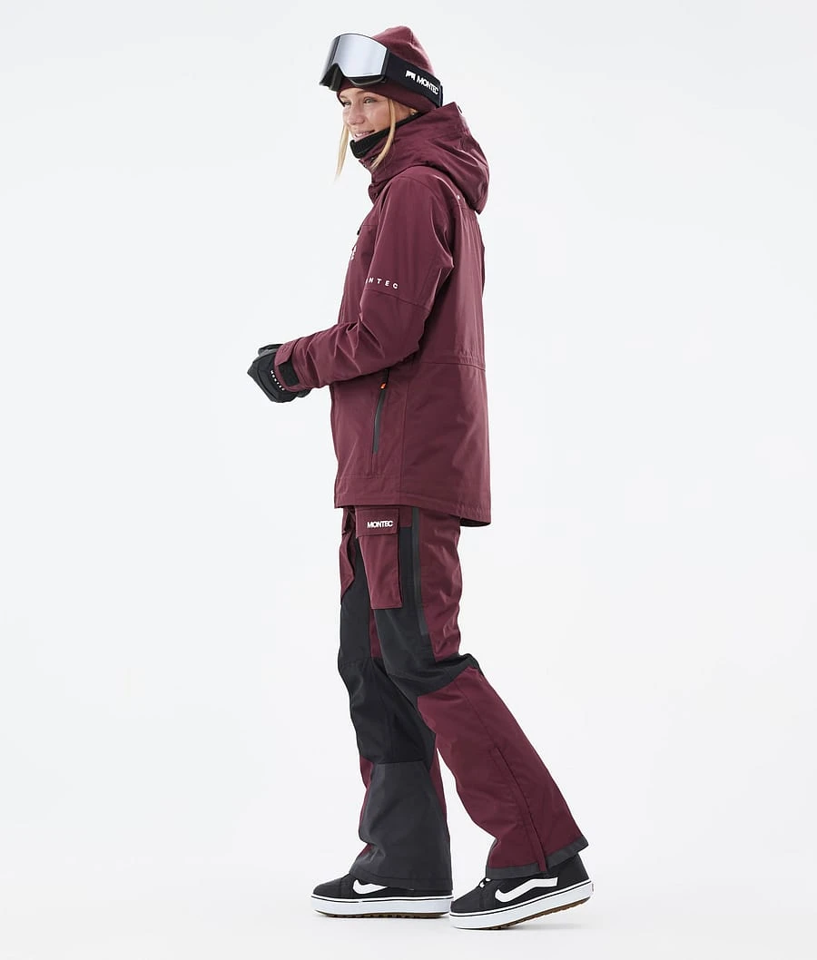 Fawk W Snowboard Jacket Women Burgundy - Image 6