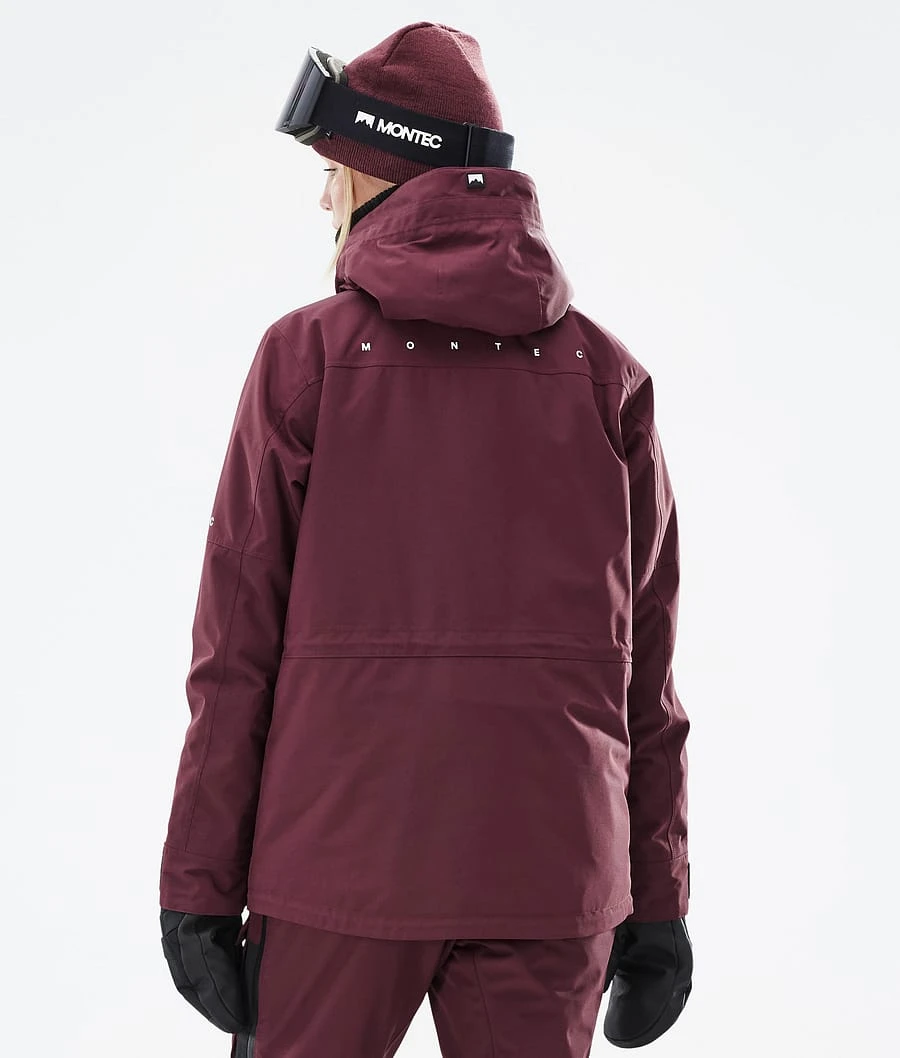 Fawk W Snowboard Jacket Women Burgundy - Image 9