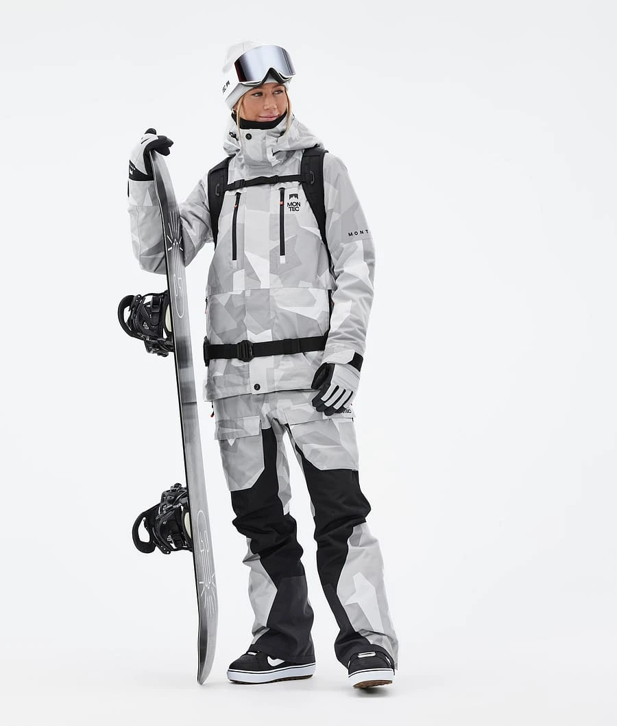 Fawk W Snowboard Jacket Women Snow Camo - Image 4