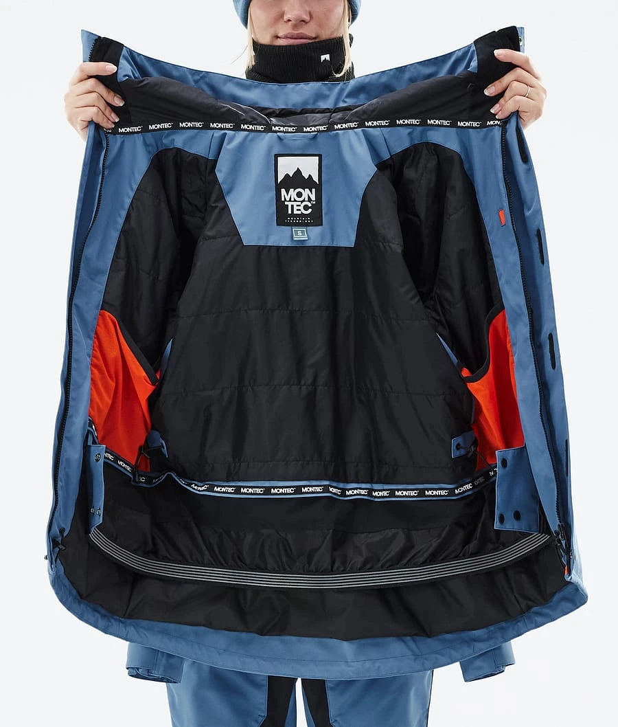 Fawk W Ski Jacket Women Blue Steel