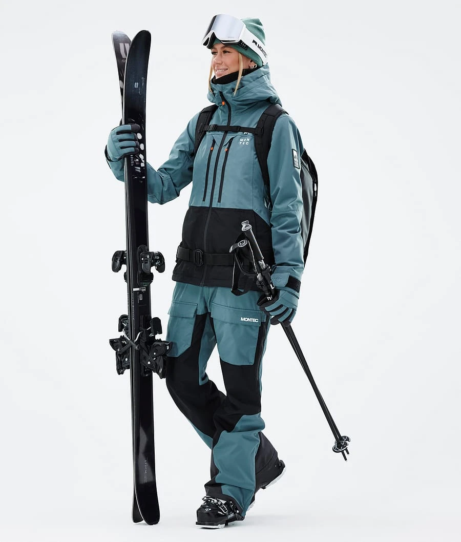 Moss W Ski Jacket Women Atlantic/Black - Image 3