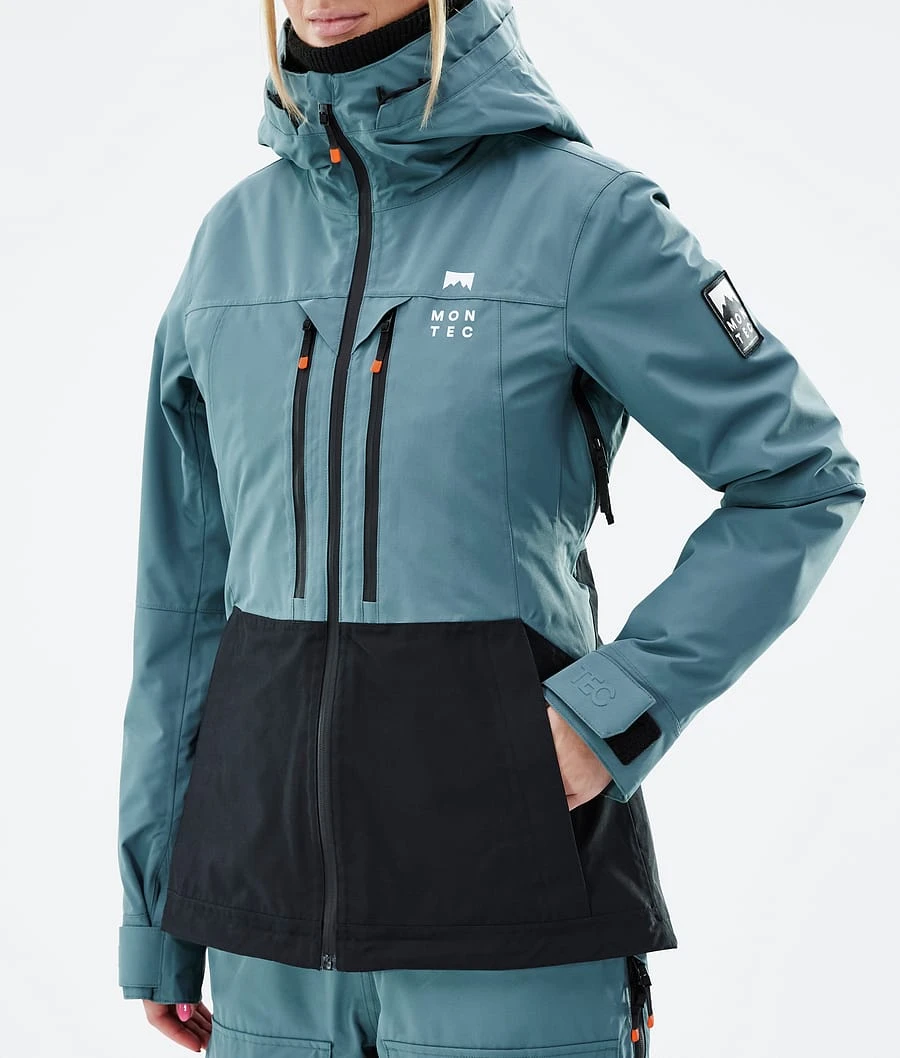 Moss W Ski Jacket Women Atlantic/Black - Image 8