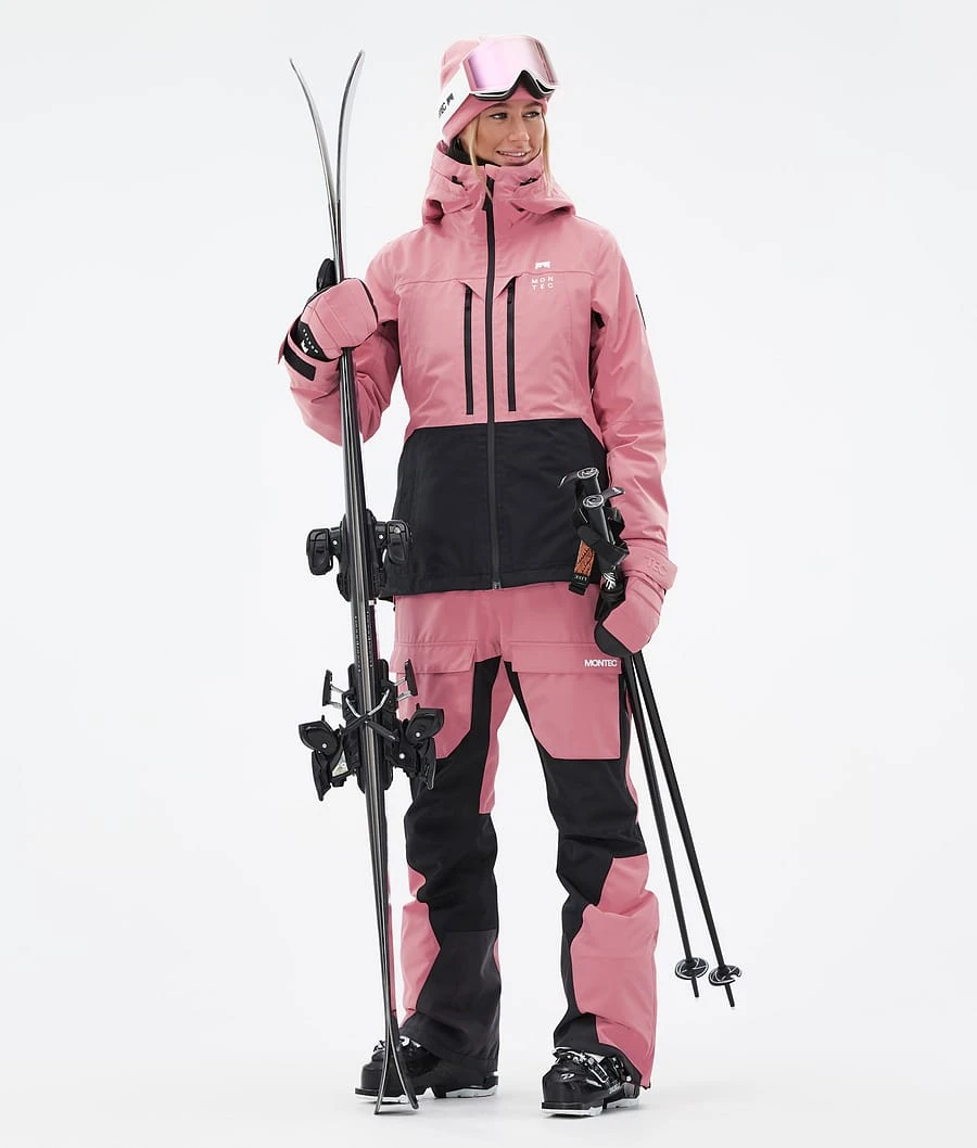 Moss W Ski Jacket Women Pink/Black - Image 3