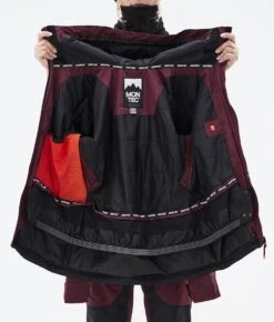 Moss W Snowboard Jacket Women Burgundy/Black