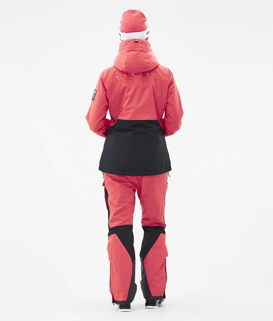 Moss W Ski Jacket Women Coral/Black - Image 6