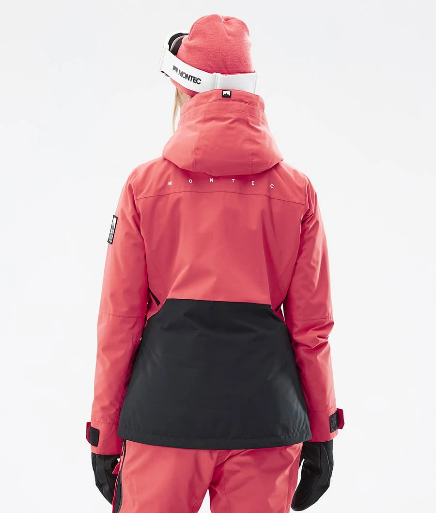 Moss W Ski Jacket Women Coral/Black - Image 8