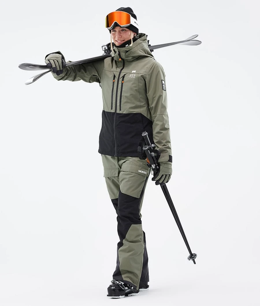 Moss W Ski Jacket Women Greenish/Black - Image 4