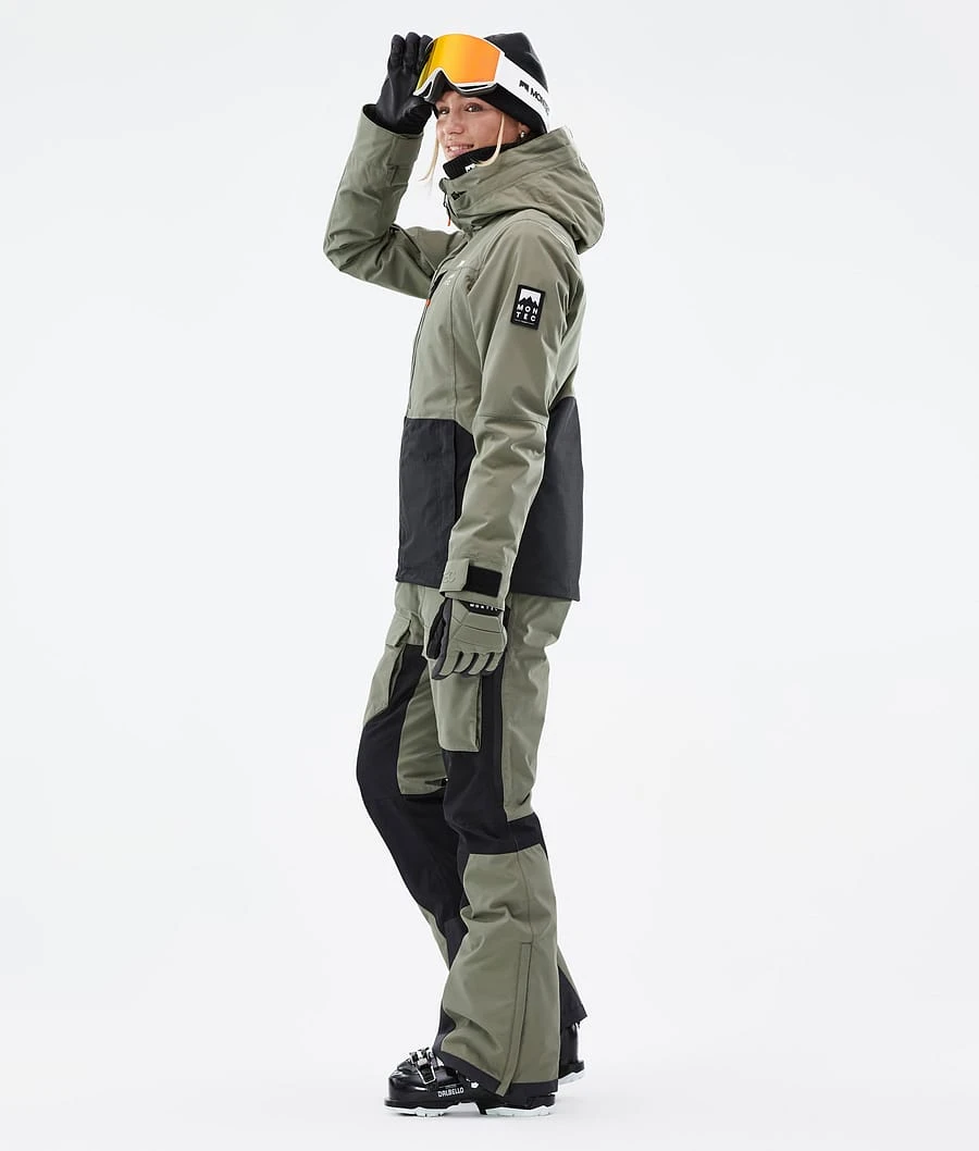 Moss W Ski Jacket Women Greenish/Black - Image 5