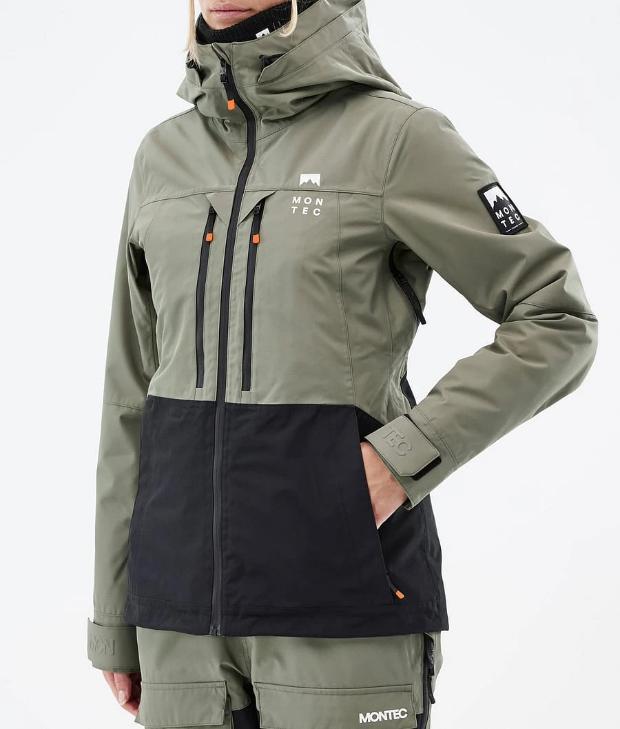 Moss W Ski Jacket Women Greenish/Black - Image 9