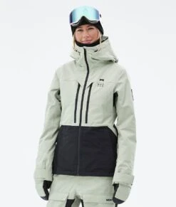 Moss W Ski Jacket Women Soft Green/Black