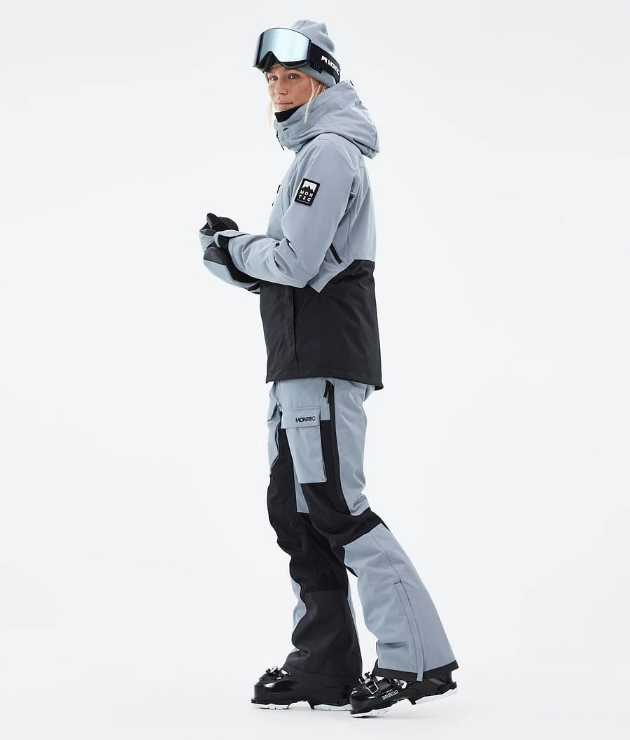 Moss W Ski Jacket Women Soft Blue/Black - Image 5