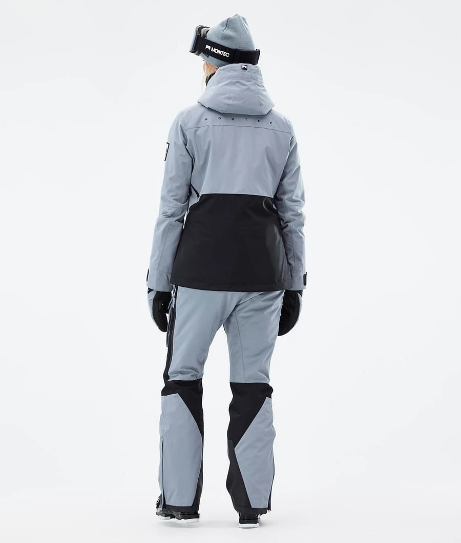 Moss W Ski Jacket Women Soft Blue/Black - Image 6