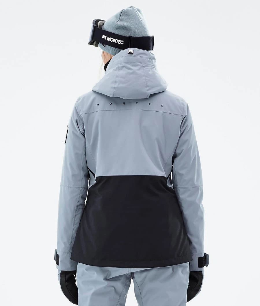 Moss W Ski Jacket Women Soft Blue/Black - Image 8