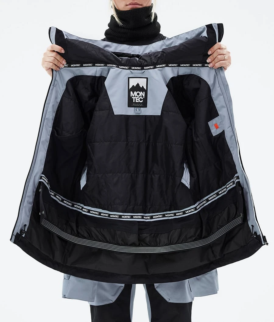 Moss W Ski Jacket Women Soft Blue/Black