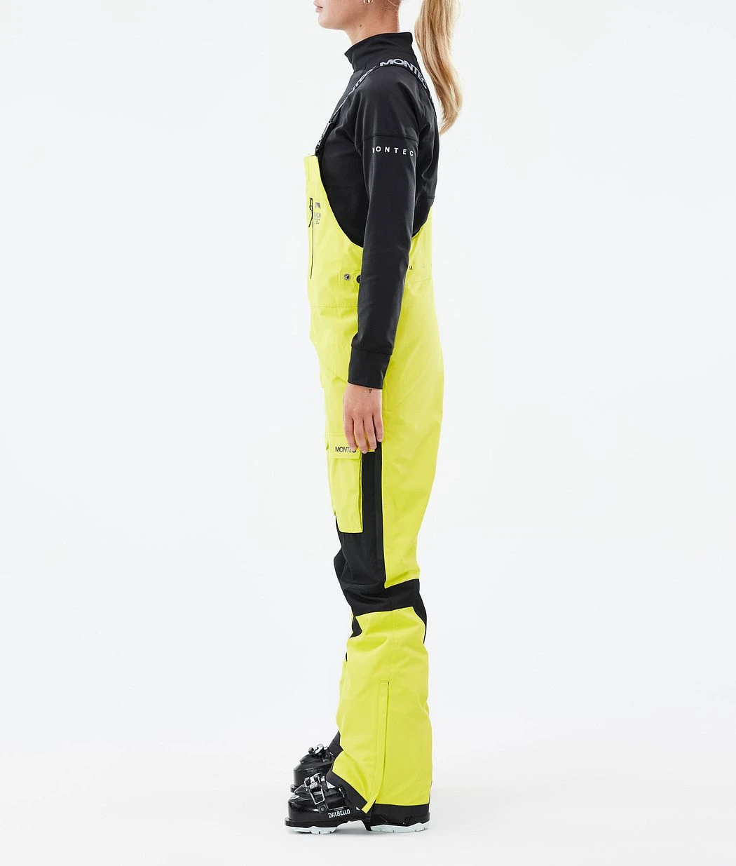 Fawk W Ski Pants Women Bright Yellow/Black - Image 3