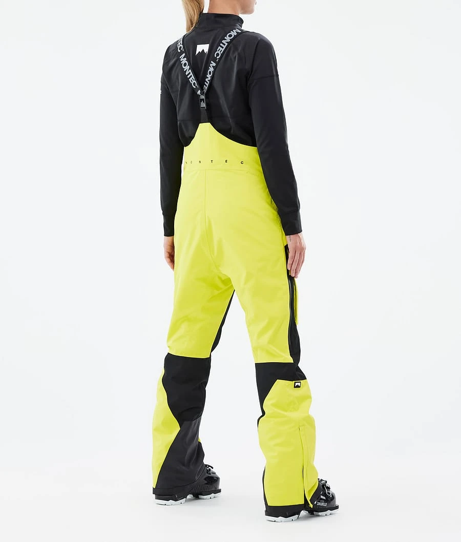 Fawk W Ski Pants Women Bright Yellow/Black - Image 4
