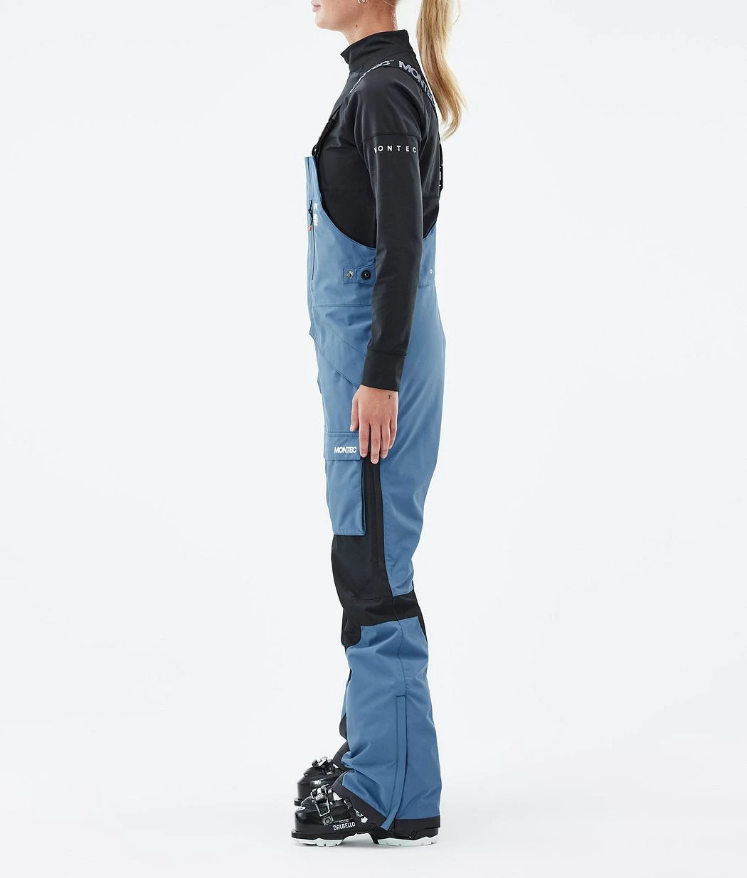 Fawk W Ski Pants Women Blue Steel/Black - Image 3