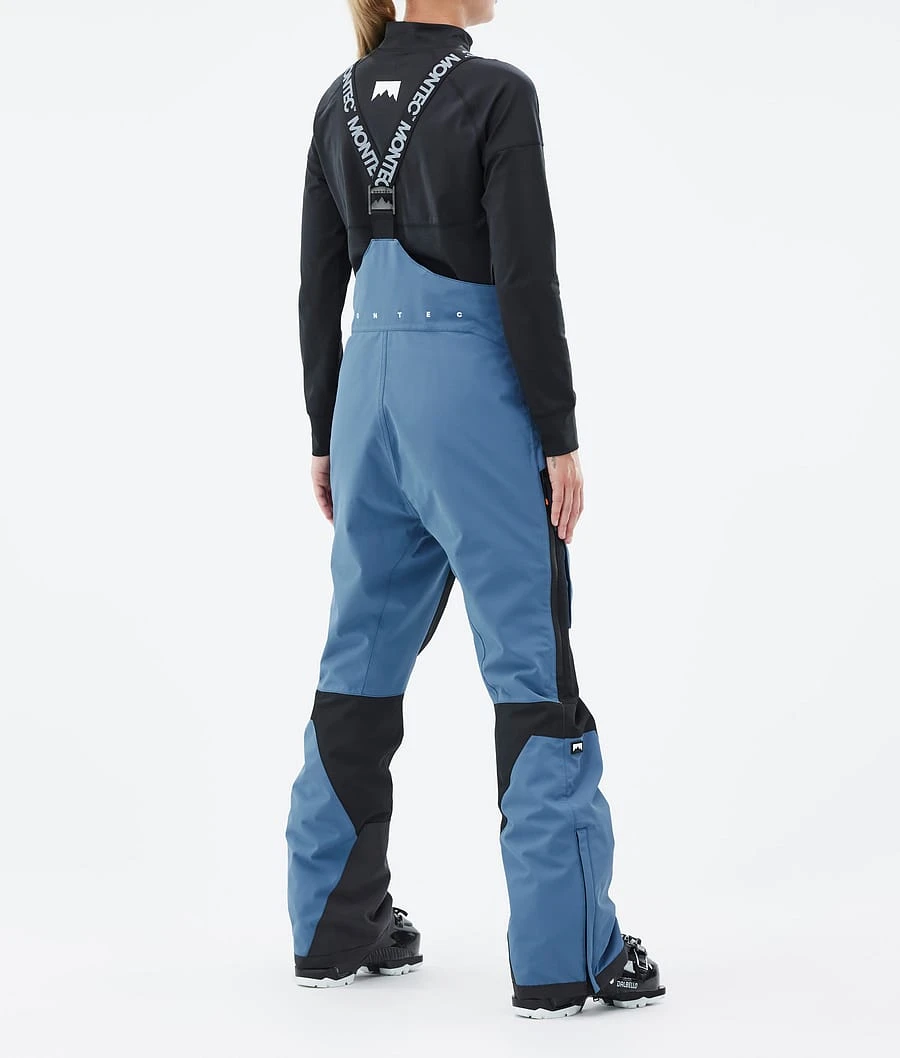 Fawk W Ski Pants Women Blue Steel/Black - Image 4