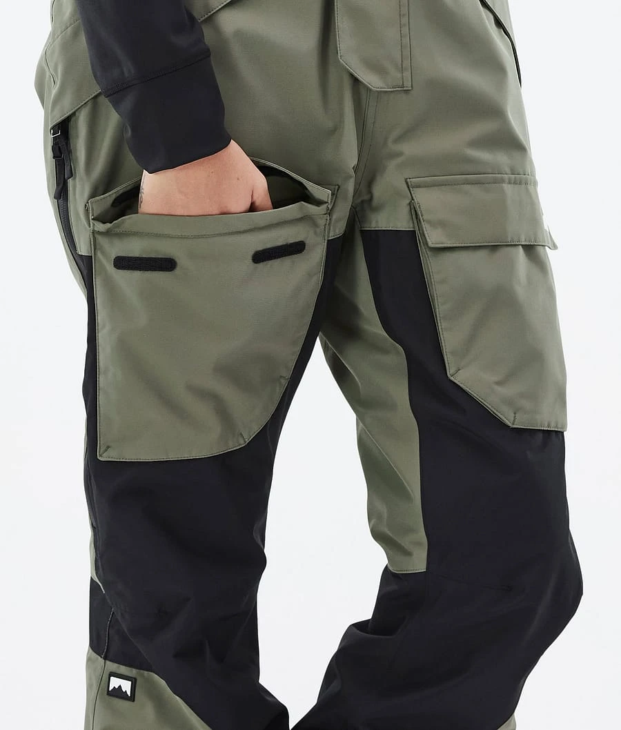 Fawk W Snowboard Pants Women Greenish/Black