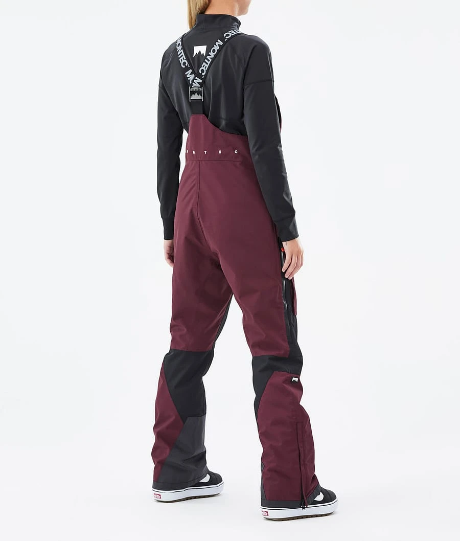 Fawk W Snowboard Pants Women Burgundy/Black - Image 4