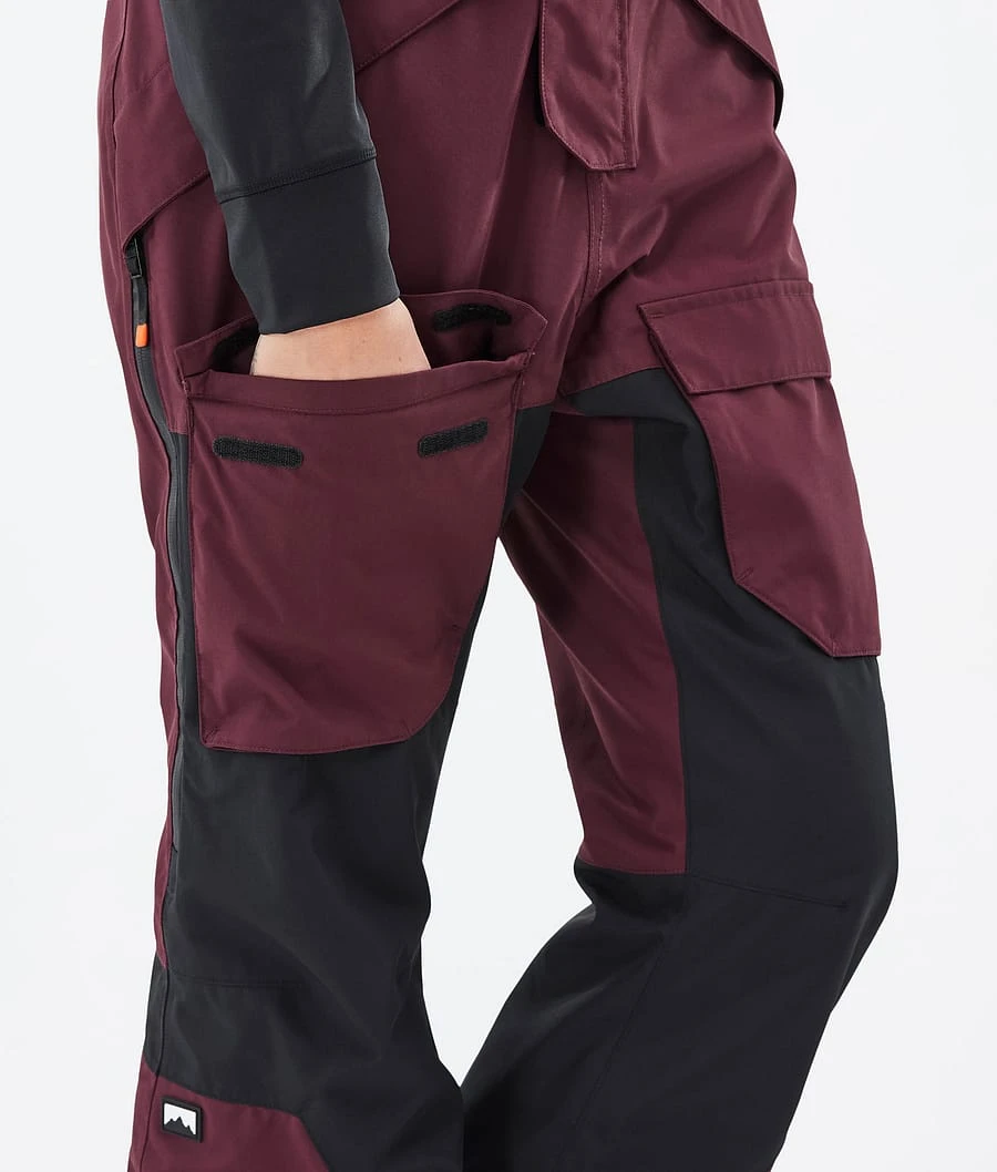 Fawk W Snowboard Pants Women Burgundy/Black