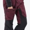 Fawk W Ski Pants Women Burgundy/Black