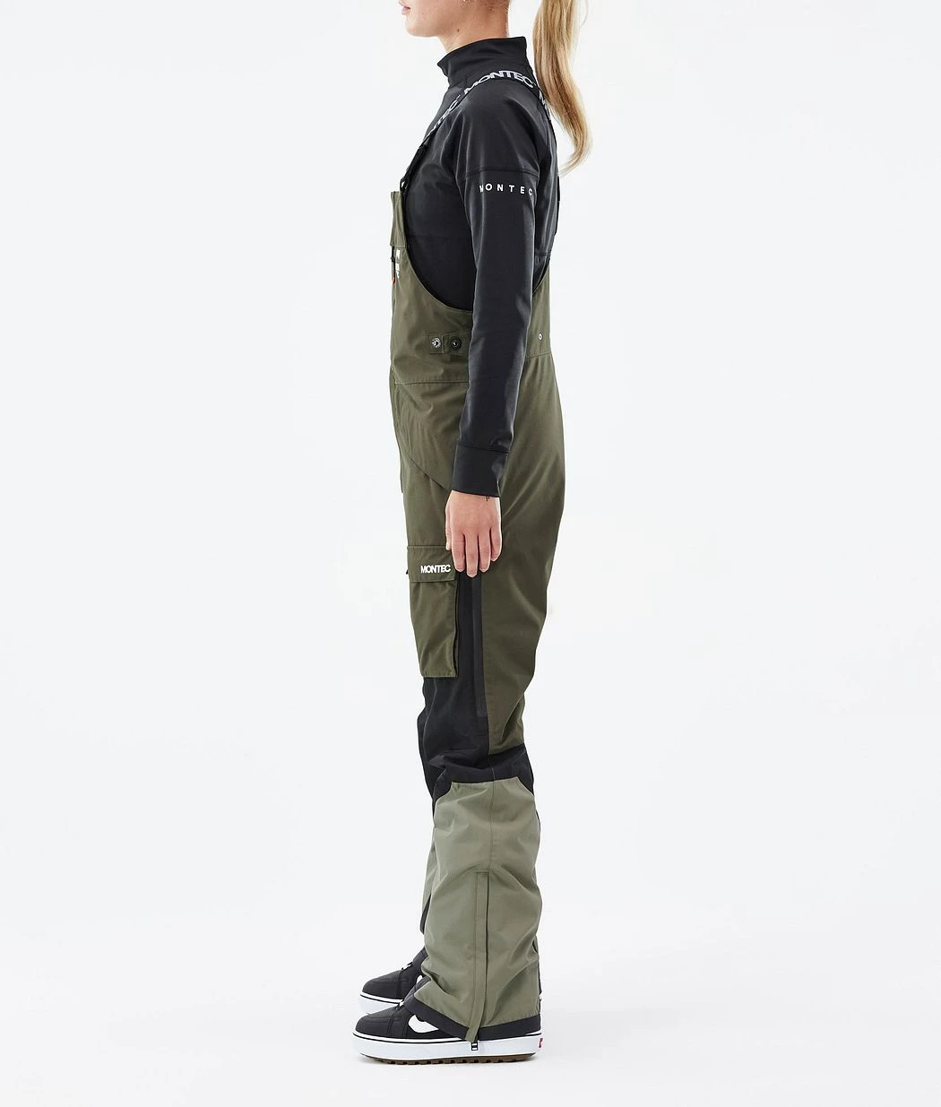 Fawk W Snowboard Pants Women Olive Green/Black/Greenish - Image 3