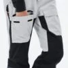 Fawk W Snowboard Pants Women Light Grey/Black/Metal Blue