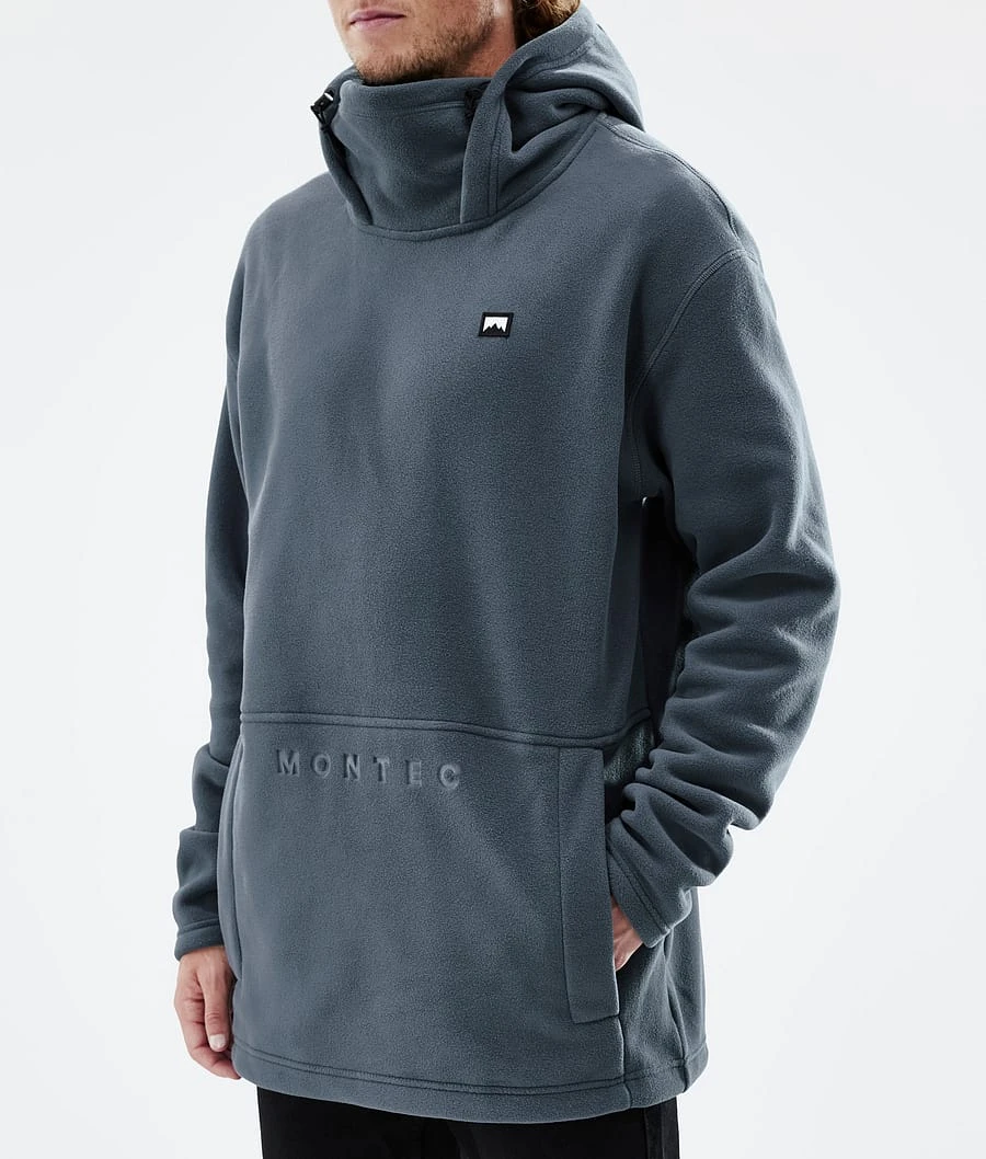 Delta Fleece Hoodie Men Metal Blue - Image 7