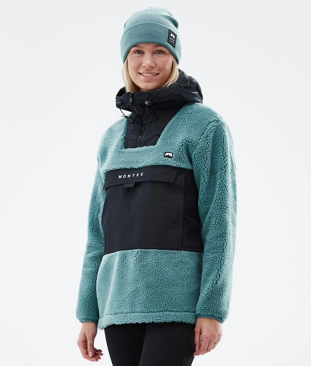 Lima W Fleece Hoodie Women Atlantic/Black - Image 2