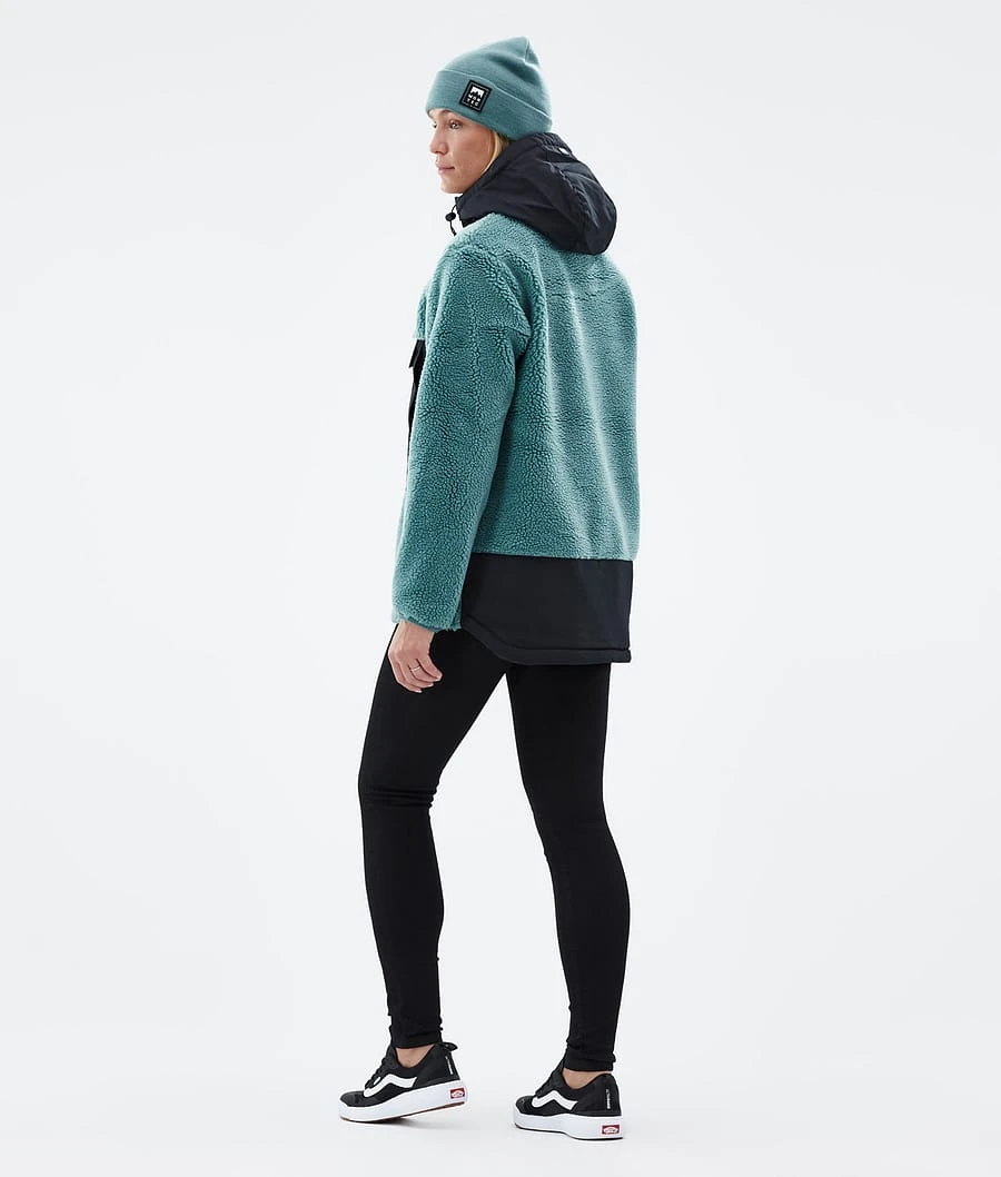 Lima W Fleece Hoodie Women Atlantic/Black - Image 5