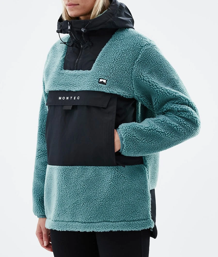 Lima W Fleece Hoodie Women Atlantic/Black - Image 8