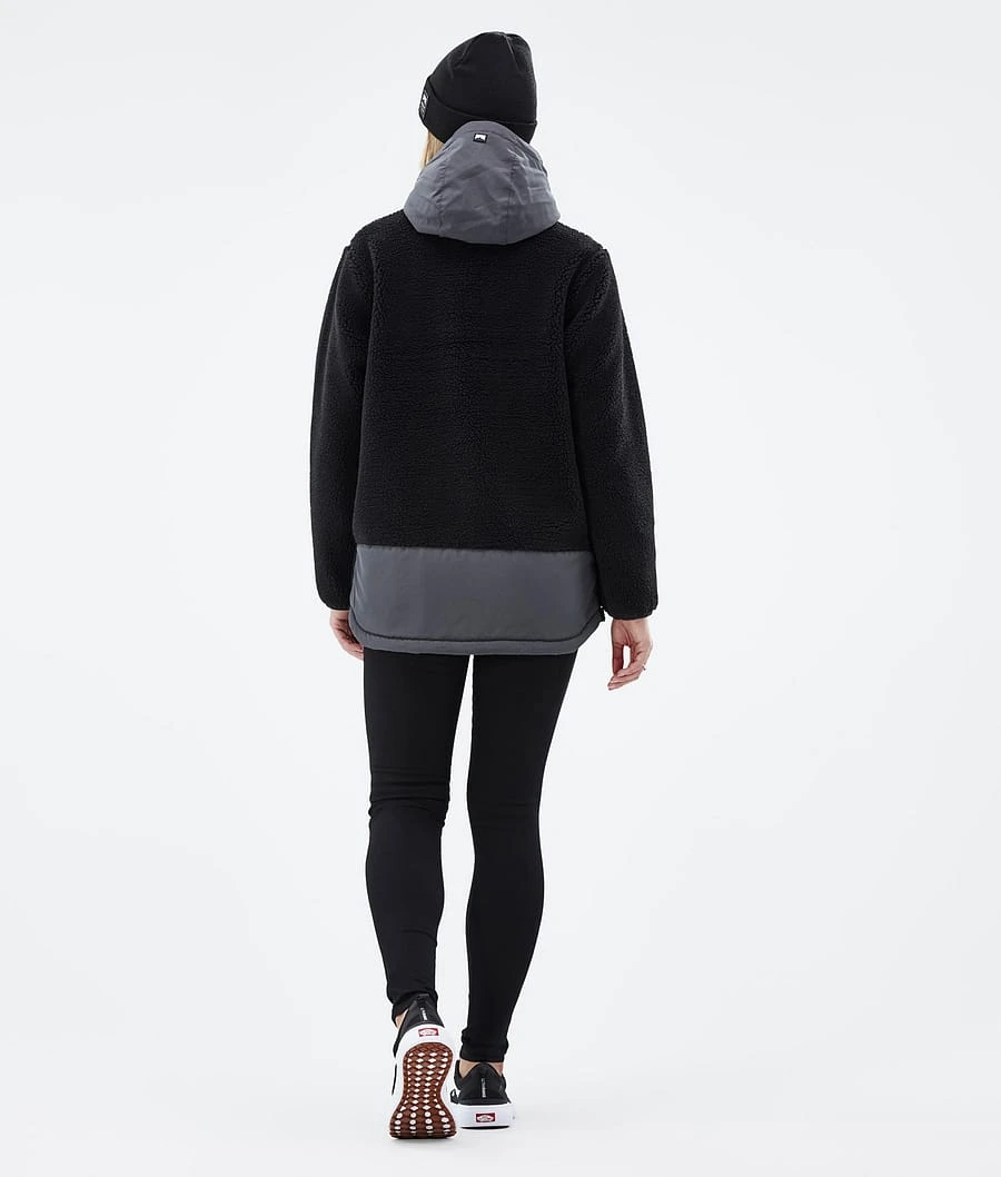 Lima W Fleece Hoodie Women Black/Phantom - Image 5