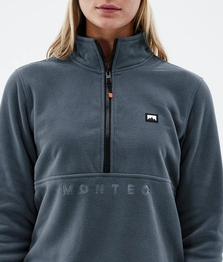 Echo W Fleece Sweater Women Metal Blue - Image 6