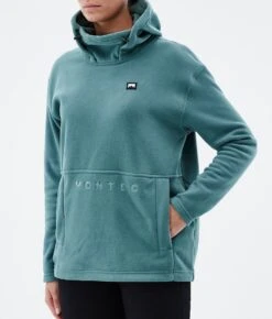 Delta W Fleece Hoodie Women Atlantic