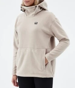 Delta W Fleece Hoodie Women Sand