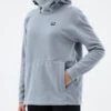 Delta W Fleece Hoodie Women Soft Blue