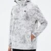 Delta W Fleece Hoodie Women Grey Tiedye
