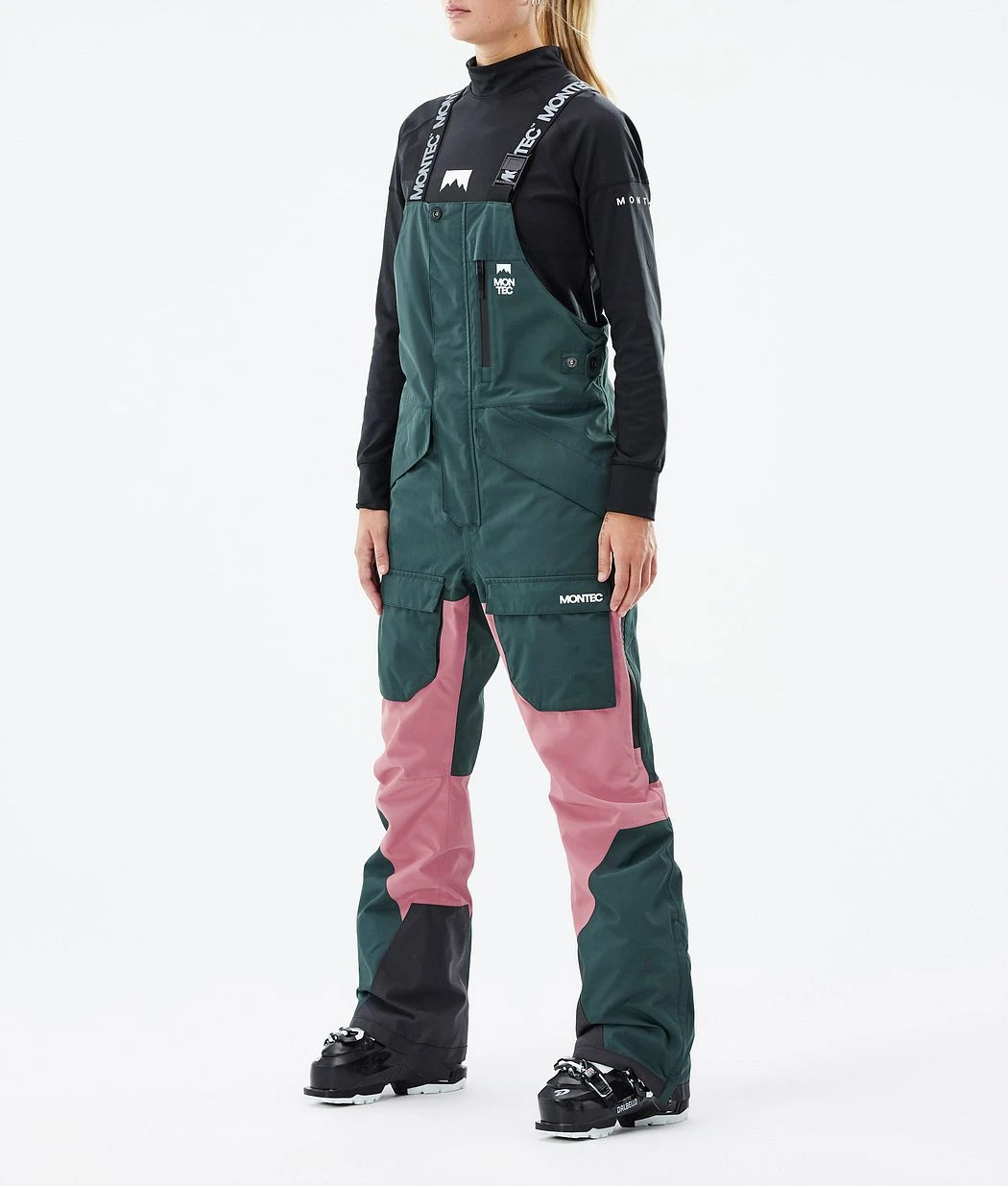 Fawk W Ski Pants Women Dark Atlantic/Pink - Image 2
